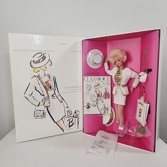 Mattel Other - VTG RARE Designer Signed Classique Collection Mattel‎ City Style Fashion Barbie